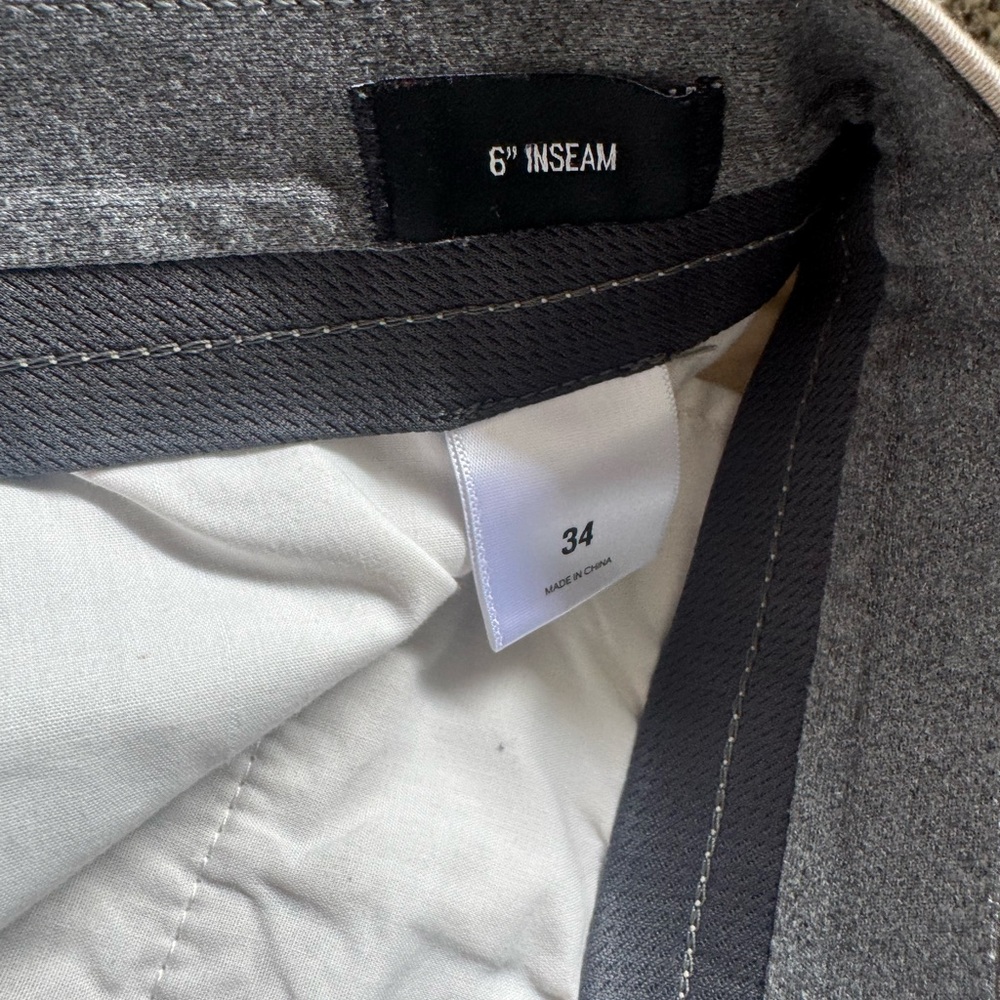 Express Gray and Tan Men's Shorts